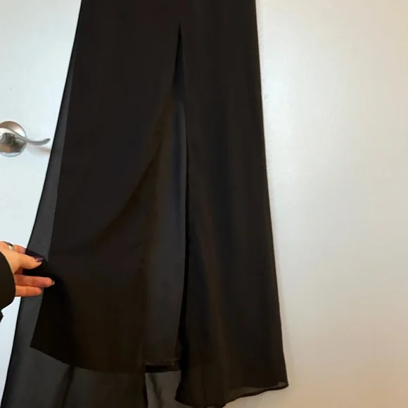 Lulu's Black Lace-Back Maxi Dress - Picture 3 of 6